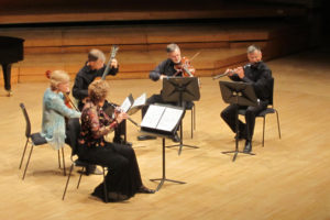 Jan Boland, Douglas Worthen, David Miller, John Dowdall, Loretta O’Sullivan at the Royal College of Music 